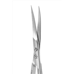 Frau Finger Ножницы маникюрные для кутикулы изогнутые / Professional FSP-131SLIMDP, матовые, ручная заточка, 10 см KRISTALLER, 1110646