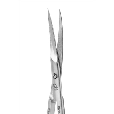 Frau Finger Ножницы маникюрные для кутикулы изогнутые / Professional FSP-131SLIMDP, матовые, ручная заточка, 10 см KRISTALLER, 1110646