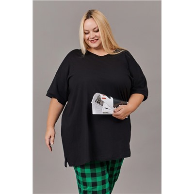 Пижама с брюками с брюками Больших размеров (П-111б-однотонная) НАТАЛИ, 1224945