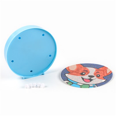 Ночник своими руками. Алмазная мозаика для детей на ночнике «Корги», 15×15 см, набор для творчества