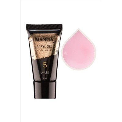 Manita Professional Акриловый гель для моделирования ногтей №05, 30 мл KRISTALLER, 1109814