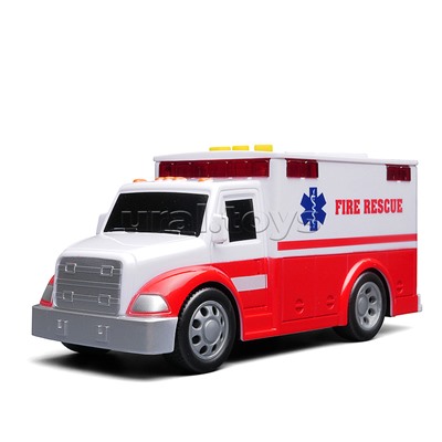 Машина "Реанимация" 1:32 (свет. Звук) в коробке