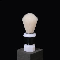 Помазок для бритья, пластиковый, цвет чёрный