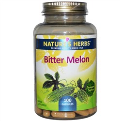 Nature's Herbs, китайская горькая тыква, 100 капсул