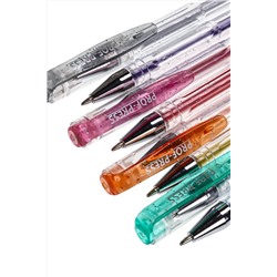 Набор ручек гелевых  с блестками GLIITER (РГ-6652)