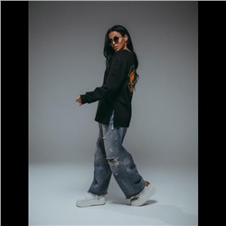 Свитшот женский Русь (Чёрный)