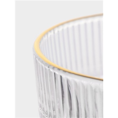 Набор креманок «Орион», 200 мл, с золотой отводкой, 6 шт., стекло, прозрачный