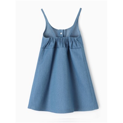 Сарафан для девочки MINAKU: Jeans collection, голубой, рост 152 см