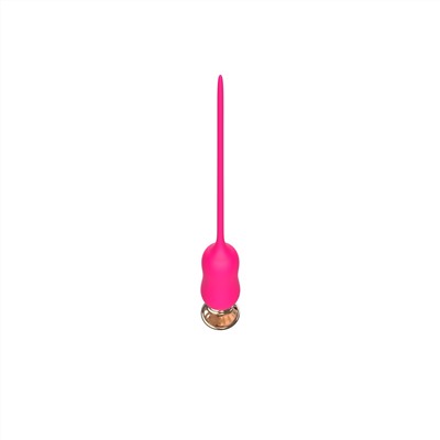 Розовый тонкий стимулятор Nipple Vibrator - 23 см.