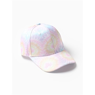 Кепка для девочек MINAKU Tie-dye, сиреневая, размер 52