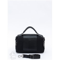 Сумка женская кожаная 878-15JAQ black  Polina&Eiterou