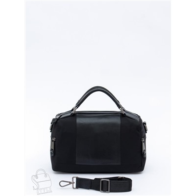 Сумка женская кожаная 878-15JAQ black  Polina&Eiterou