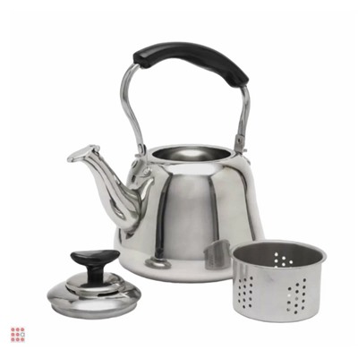 Чайник металлический с ситечком JHL, 1,5л