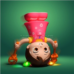 Интерактивная игрушка "Девочка" на батарейках. в коробке