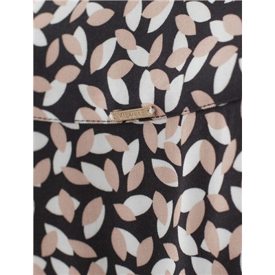 Платье на запАх из вискозы с принтом