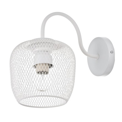 Бра «Бирра» 1xE27 40 Вт белый 15×26×23 см