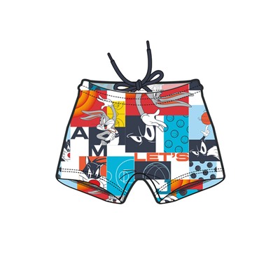 Плавки-шорты трикотажные для мальчиков, короткие