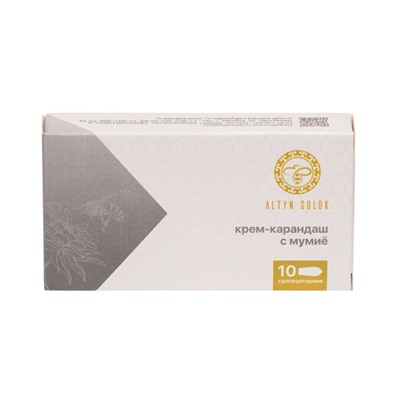 Крем-карандаш с мумие (свечи) 10 шт.