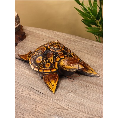 Сувенир «Черепаха», 30×20×6 см, дерево албезия