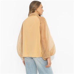 Блуза комбинированная с органзой, Больше, чем образ