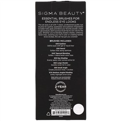 Sigma, Basic Eye Brush Set, базовый набор кистей для глаз, 7 предметов