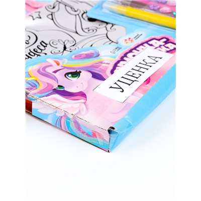 УЦЕНКА Набор для творчества Сумка-раскраска Единорожка