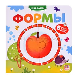 Чудо-пазлы (книга с 1 пазлом). Формы.