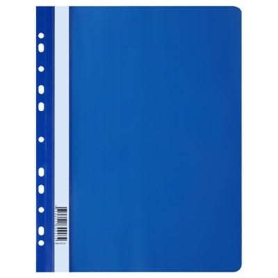 Скоросшиватель А4 пластиковый с перфорацией синий ММ-30731 (355678) Стамм