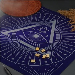 Скатерть для гадания бархатная «Глаз Оракула», 50×50 см, 16+