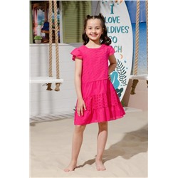 Платье 9184 детское (Фуксия)