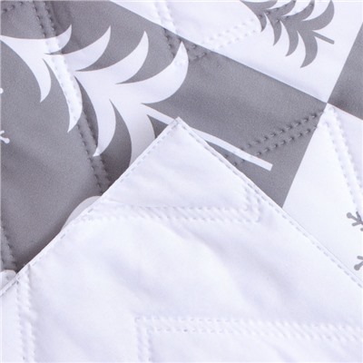 Покрывало LoveLife евро New year forest 200×210±5 см, микрофайбер, 100% п/э