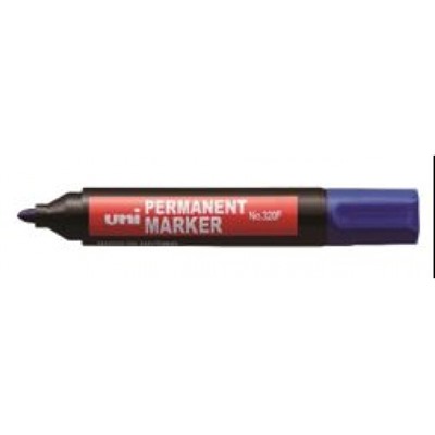 Маркер перманентный 1.0-3.0мм синий No.320F (120398) Uni Mitsubishi Pencil