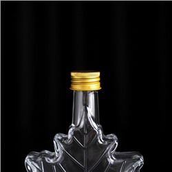 Бутылка стеклянная для соусов и масла «Клён», 100 мл, 10×3.5×14 см