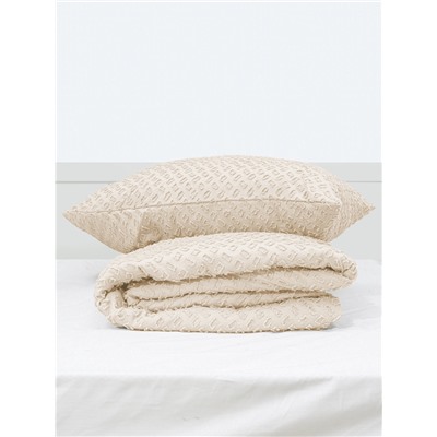 Постельное бельё евро LoveLife Tufting Квадрат, микрофайбер