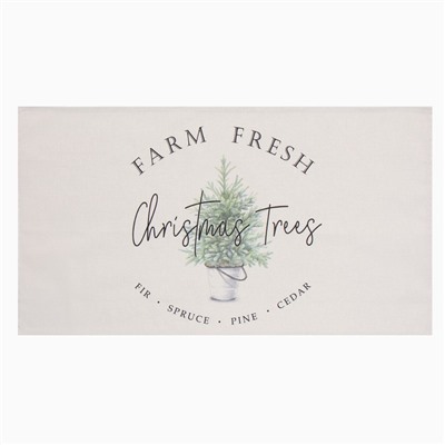 Полотенце «Этель» Christmas tree 40×73 см, 100% хл, саржа 190 г/м²