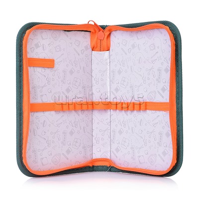 Пенал 1-секц, больш., печать на ткани "Задумчивый рыжий кот" 190х115см.