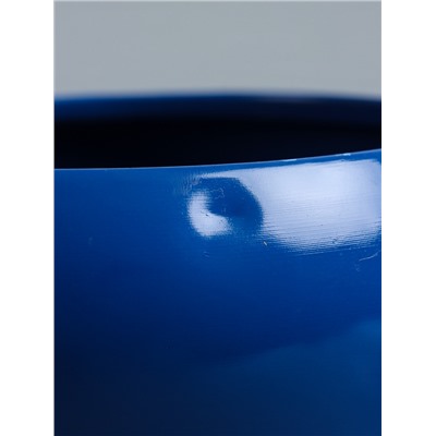 УЦЕНКА Кашпо «Котл», вазон 15×15×8 см, подставка12.5×12.5×8 см, металл