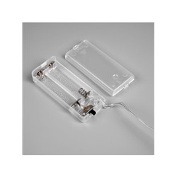 Ёлочная игрушка светодиодная «Шар», d=12 см, 12 LED, от батареек ААх2, свечение тёплое белое