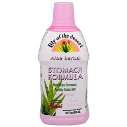 Lily of the Desert, Aloe Herbal, Stomach Formula, Mint, 32 fl oz (960 ml)