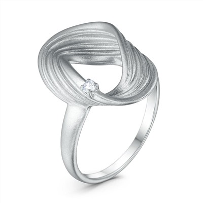 Серьги-пусеты из серебра с фианитами родированные 925 пробы С50262_001р