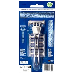 Станок для бритья Schick (Wilkinson Sword) Essentials 3 HYBRID (+4 кассеты) (совместимы с Quattro)