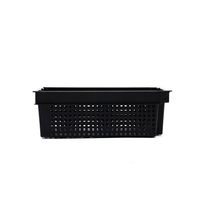 Ящик универсальный, пластиковый, 60×40×20 см, на 30 кг, чёрный