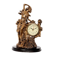 УЦЕНКА Часы настольные интерьерные на батарейках «Каминные. Мать и дитя», 14×10×25 см, d=6 см 51