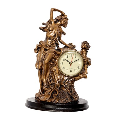 УЦЕНКА Часы настольные интерьерные на батарейках «Каминные. Мать и дитя», 14×10×25 см, d=6 см 51