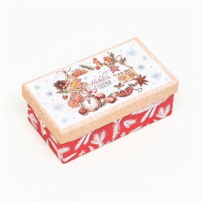 Набор подарочных новогодних коробок 10 в 1 «Исполнения желаний», 30×19×11.5 - 11×6×4 см