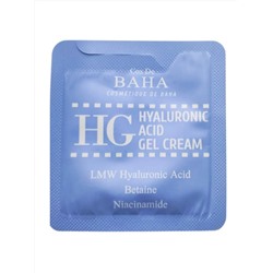 Cos De BAHA Увлажняющий гель-крем для лица с гиалуроновой кислотой и ниацинамидом / Hyaluronic Gel Cream Sample (HG), 1,5 мл 27891