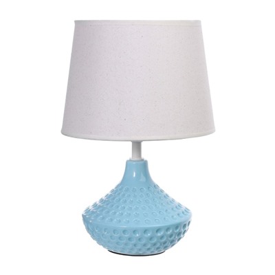 Настольная лампа «Мира» Е27 40 Вт голубой 25×25×37 см RISALUX