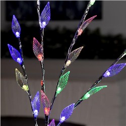 Светодиодный куст «Лепестки» 1.5 м, 84 LED, мигание, 220 В, свечение мульти (RG/RB)