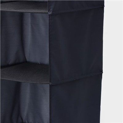 Органайзер подвесной LaDо́m, 30×30×80 см, графитовый