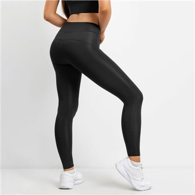 Легинсы спортивные женские Mark Formelle, чёрные, размер 44, S